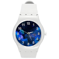 Photo D aquarium Round Plastic Sport Watch (m) by kcreatif