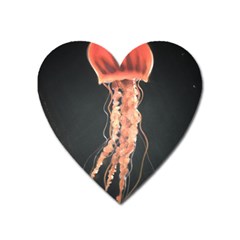 Photo Méduse Heart Magnet by kcreatif