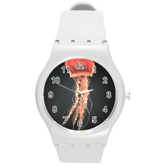 Photo Méduse Round Plastic Sport Watch (m) by kcreatif