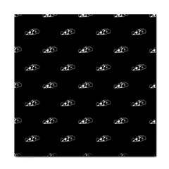 Formula One Black And White Graphic Pattern Face Towel by dflcprintsclothing