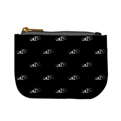 Formula One Black And White Graphic Pattern Mini Coin Purse