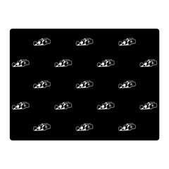 Formula One Black And White Graphic Pattern Double Sided Flano Blanket (mini)  by dflcprintsclothing