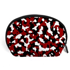 Camouflage Rouge/blanc Accessory Pouch (large) by kcreatif