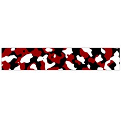 Camouflage Rouge/blanc Large Flano Scarf  by kcreatif