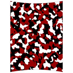 Camouflage Rouge/blanc Back Support Cushion by kcreatif