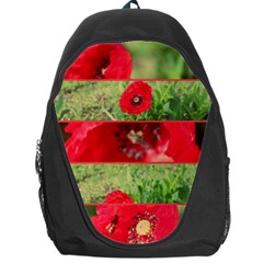 Photos Collage Coquelicots Backpack Bag by kcreatif