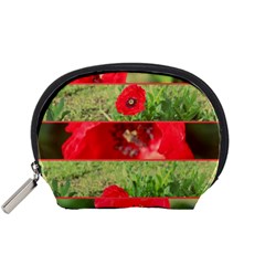 Photos Collage Coquelicots Accessory Pouch (small)