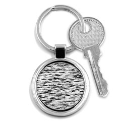 Texture Noir/gris Key Chain (round) by kcreatif