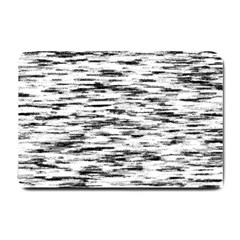 Texture Noir/gris Small Doormat  by kcreatif