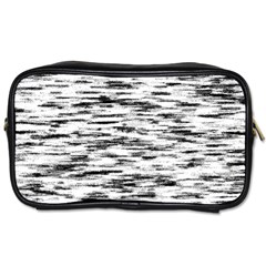 Texture Noir/gris Toiletries Bag (two Sides) by kcreatif