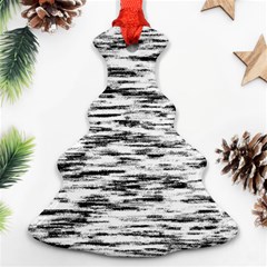 Texture Noir/gris Christmas Tree Ornament (two Sides) by kcreatif