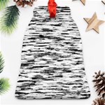 Texture Noir/Gris Bell Ornament (Two Sides) Front