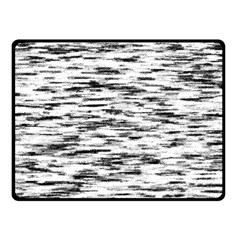 Texture Noir/gris Double Sided Fleece Blanket (small)  by kcreatif