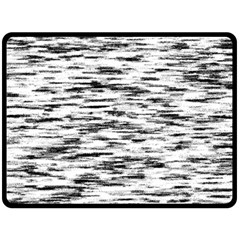 Texture Noir/gris Double Sided Fleece Blanket (large)  by kcreatif