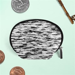 Texture Noir/gris Accessory Pouch (small) by kcreatif