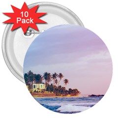 Seascape 3  Buttons (10 Pack)  by goljakoff