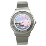 Seascape Stainless Steel Watch Front