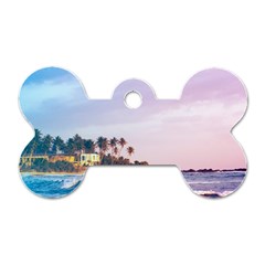 Seascape Dog Tag Bone (two Sides) by goljakoff