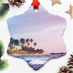 Seascape Snowflake Ornament (Two Sides) Back