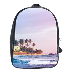 Seascape School Bag (xl) by goljakoff