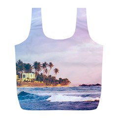 Seascape Full Print Recycle Bag (l) by goljakoff