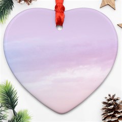 Seascape Sunset Ornament (heart) by goljakoff