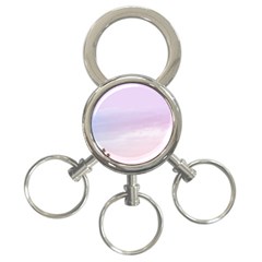 Seascape Sunset 3-ring Key Chain by goljakoff