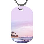 Seascape sunset Dog Tag (One Side) Front