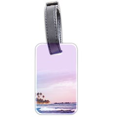 Seascape Sunset Luggage Tag (two Sides) by goljakoff