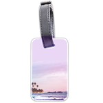 Seascape sunset Luggage Tag (two sides) Back