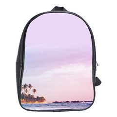 Seascape Sunset School Bag (xl) by goljakoff