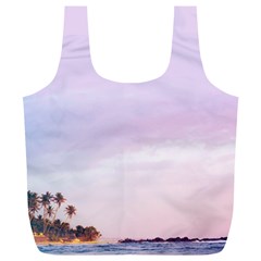 Seascape Sunset Full Print Recycle Bag (xl) by goljakoff