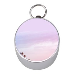 Seascape Sunset Mini Silver Compasses by goljakoff