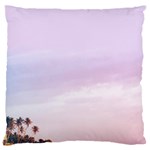 Seascape sunset Large Flano Cushion Case (Two Sides) Front