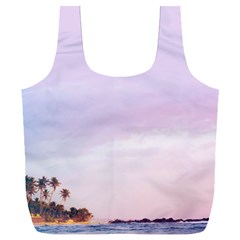 Seascape Sunset Full Print Recycle Bag (xxl) by goljakoff