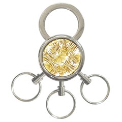 Golden Leaves 3-ring Key Chain by goljakoff