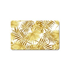 Golden Leaves Magnet (name Card) by goljakoff