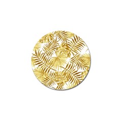 Golden Leaves Golf Ball Marker (4 Pack) by goljakoff