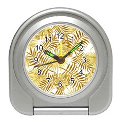 Golden Leaves Travel Alarm Clock by goljakoff