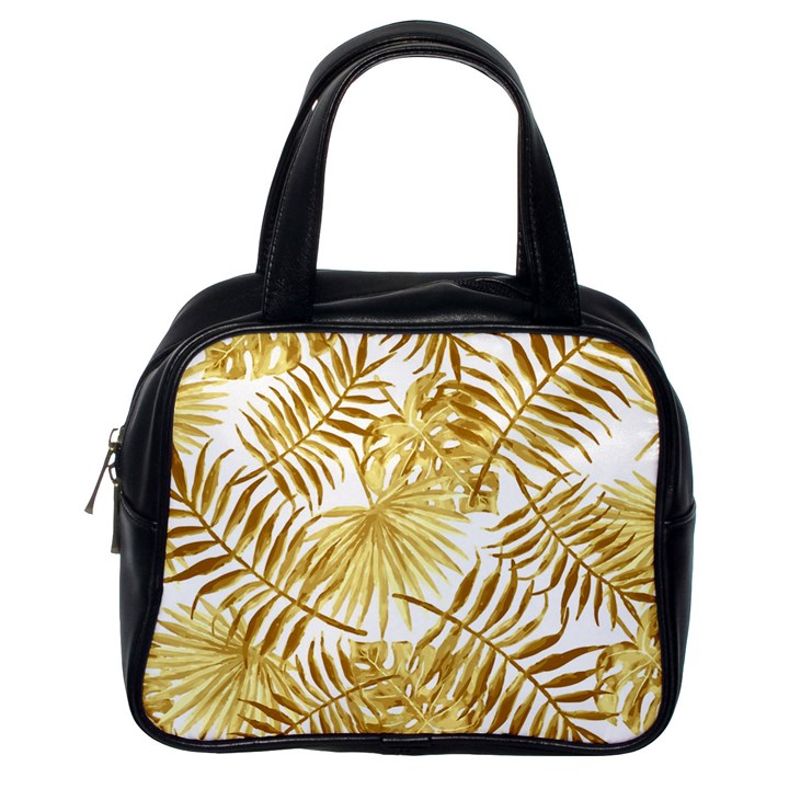 Golden leaves Classic Handbag (One Side)