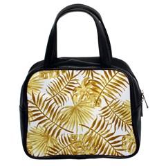 Golden Leaves Classic Handbag (two Sides) by goljakoff