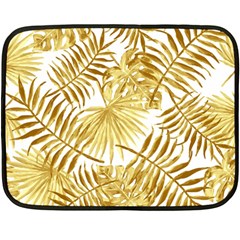 Golden Leaves Fleece Blanket (mini) by goljakoff