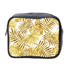 Golden Leaves Mini Toiletries Bag (two Sides) by goljakoff