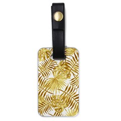 Golden Leaves Luggage Tag (one Side) by goljakoff