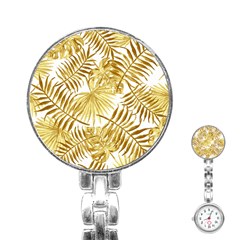 Golden Leaves Stainless Steel Nurses Watch by goljakoff