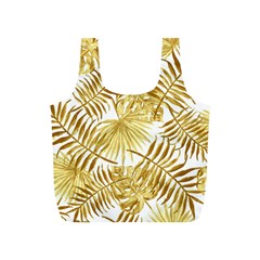 Golden Leaves Full Print Recycle Bag (s) by goljakoff