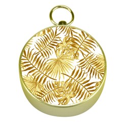 Golden Leaves Gold Compasses by goljakoff