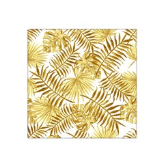 Golden Leaves Satin Bandana Scarf by goljakoff