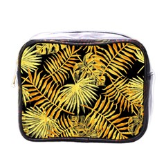 Gold Leaves Mini Toiletries Bag (one Side) by goljakoff