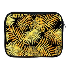 Gold Leaves Apple Ipad 2/3/4 Zipper Cases by goljakoff